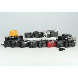 A Selection of 35mm Compact Cameras,