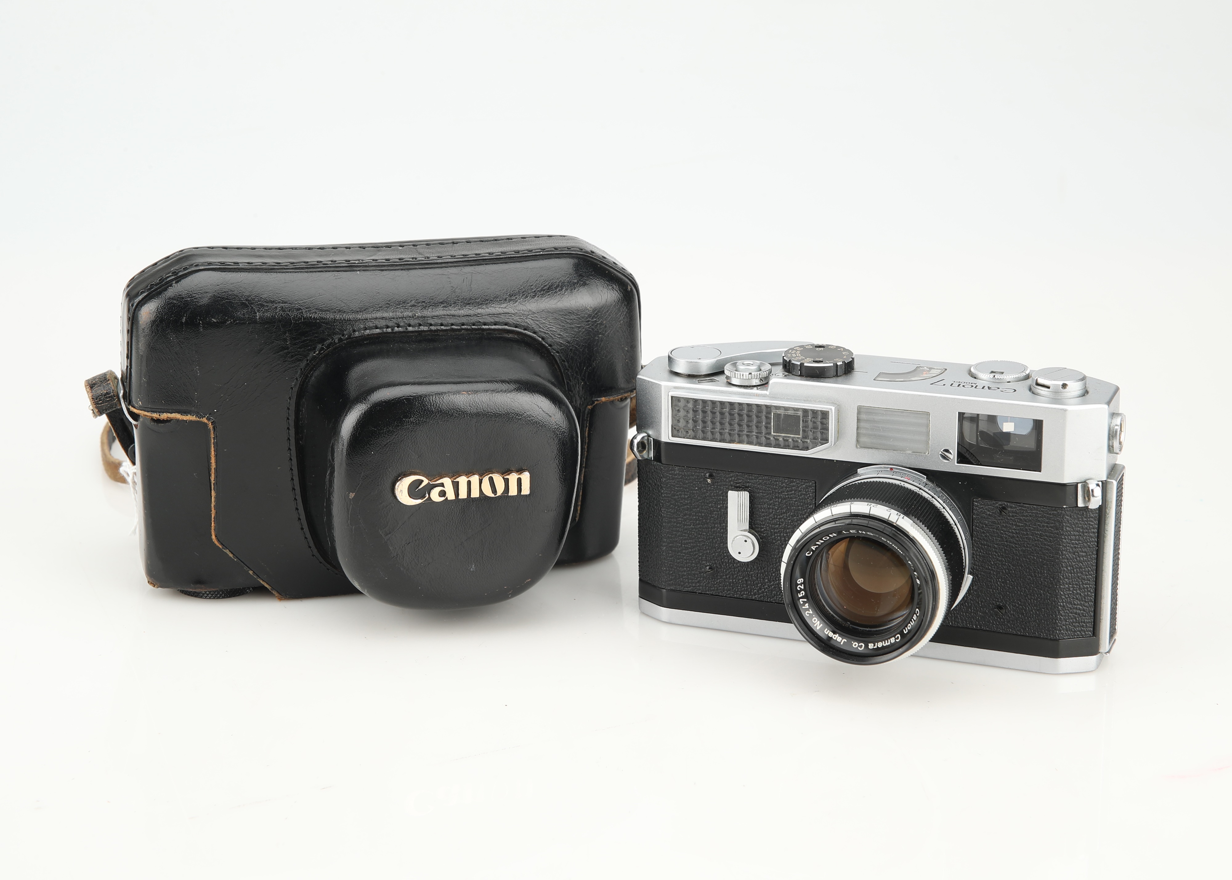 A Canon Model 7 Rangefinder Camera,