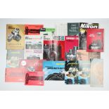 A Mixed Selection of Camera Manuals & Brochures,