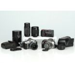 A Selection of 35mm Cameras & Lenses,