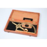 A 6â€ Brass Vernier Protractor by S&S Ltd,