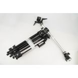 A Manfrotto 055B Tripod & Boom Arm Attachment,