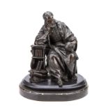 A Highly Detailed Victorian Bronze Figure of Mercator,