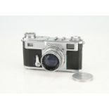 A Contax II 35mm Rangefinder Camera,