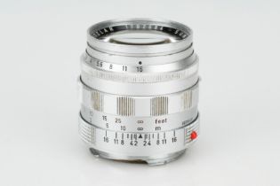 A Leitz Summilux 50mm f/1.4 Lens,