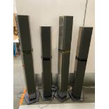 A Set of Bang & Olufsen Beovox Penta Floor Standing Speakers,