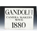 A Large Gandolfi Advertising Sign,