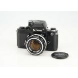 A Nikon F2 Photomic SLR Camera,