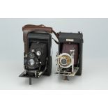 A Houghton-Butcher Ensign Folding Camera,