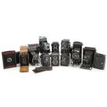 A Large Selection of Various Cameras,