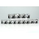 A Selection of Twelve 35mm Viewfinder Cameras,