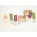 Two Pairs of WWII Medals,