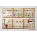 Microscope Slide Cabinet & Slides,