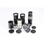 A Selection of Various Lenses,