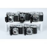 A Selection of Five Folding Cameras,