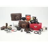 A Selection of Various Leica Accessories,