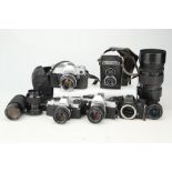 A Selection of Various Cameras,