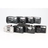 A Selection of Eight 35mm Compact Cameras,