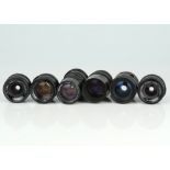 A Selection of Tamron Adaptall Lenses,