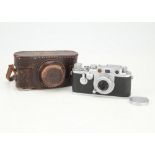 A Leica IIIf Delay Rangefinder Camera,