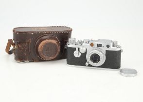 A Leica IIIf Delay Rangefinder Camera,