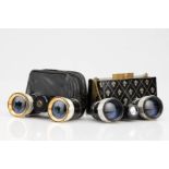 Two Pairs of Opera Glasses Binoculars,