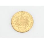 Austrian 1000 schilling gold coin 1976,