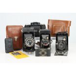 A Selection of Five Folding Cameras,