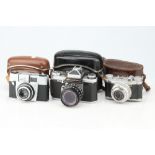 A Selection of 35mm Cameras,