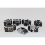 A Selection of Ihagee Exakta Cameras,