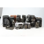 A Selection of Predominantly 1930s Folding Cameras,