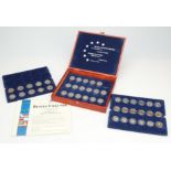 A collection of 45 collectors' â‚¬2 coins,