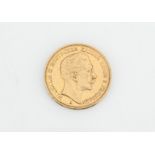 German States - Prussia 1895 20 Marks gold coin,