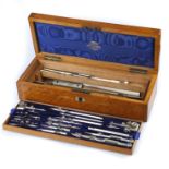 A Good Quality Set of Drawing Instruments by Thornton,