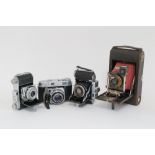 A Selecton of Four Folding Cameras,