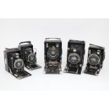 Five Voigtlander Plate Cameras,