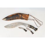 Kukri Knife in Scabbart,