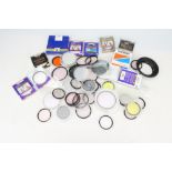 A Mixed Selection of Photographic Lens Filters,