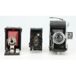 An Ensign Selfix 820 Folding Camera,