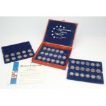 A collection of 45 collectors' â‚¬2 coins,