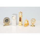 A Small Collection of Miniature Clocks,