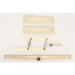 Ivory and Bone Drawing Instruments,