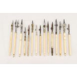 Ivory and Bone Drawing Instruments,