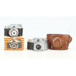 A Konishiroki Snappy Sub Miniature Camera,