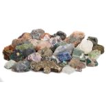 Minerals, A large Collection of Medium Sized Minerals,