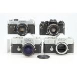 Three SLR Cameras,