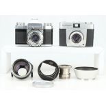 A Zeiss Ikon Contaflex 35mm SLR Camera Outfit,