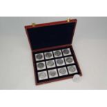 A Boxed Set of Silver Plated Coins