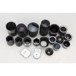 A Mixed Selection of Camera Lenses & Accessories,