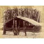 ALFRED BURTON (1834-1914) (att), A Photograph of Solomon Islanders,